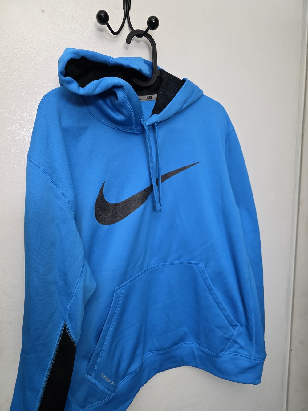 Nike Bright Blue Hoodie with Black Swoosh